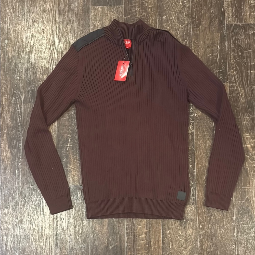 Guess Carson Zip Mock Sweater - Men’s Medium